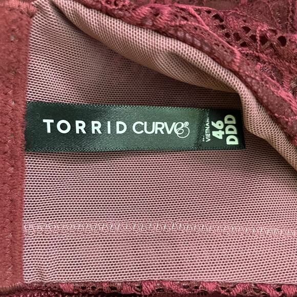 Torrid NWT Lightly Lined Everyday Wire-Free Bra Red 360° Back Smoothing 46DDD - Picture 9 of 11